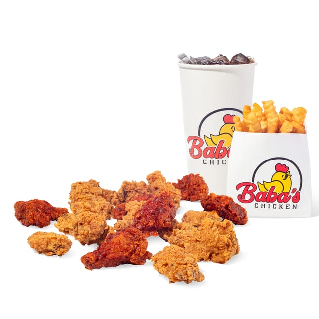 18 Piece Chicken Wing Combo.