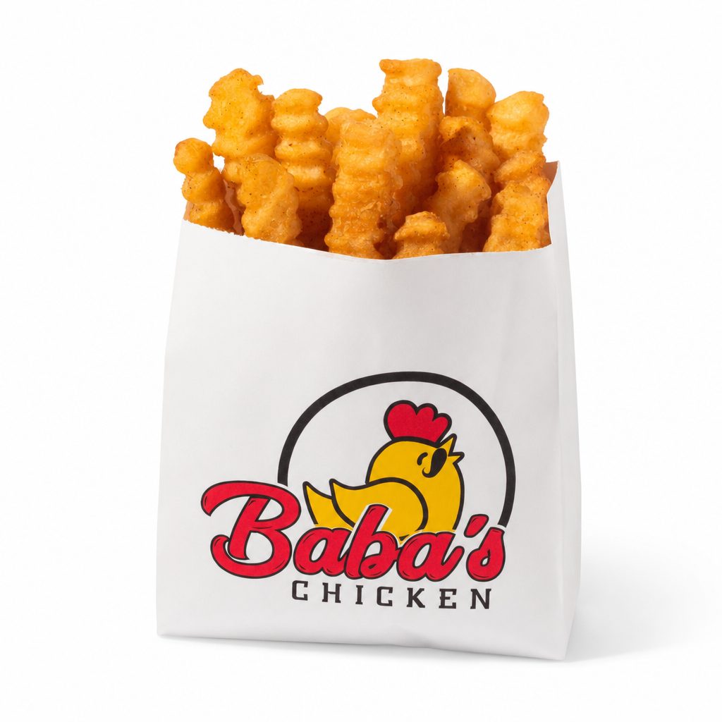 Crinkle Cut Fries.