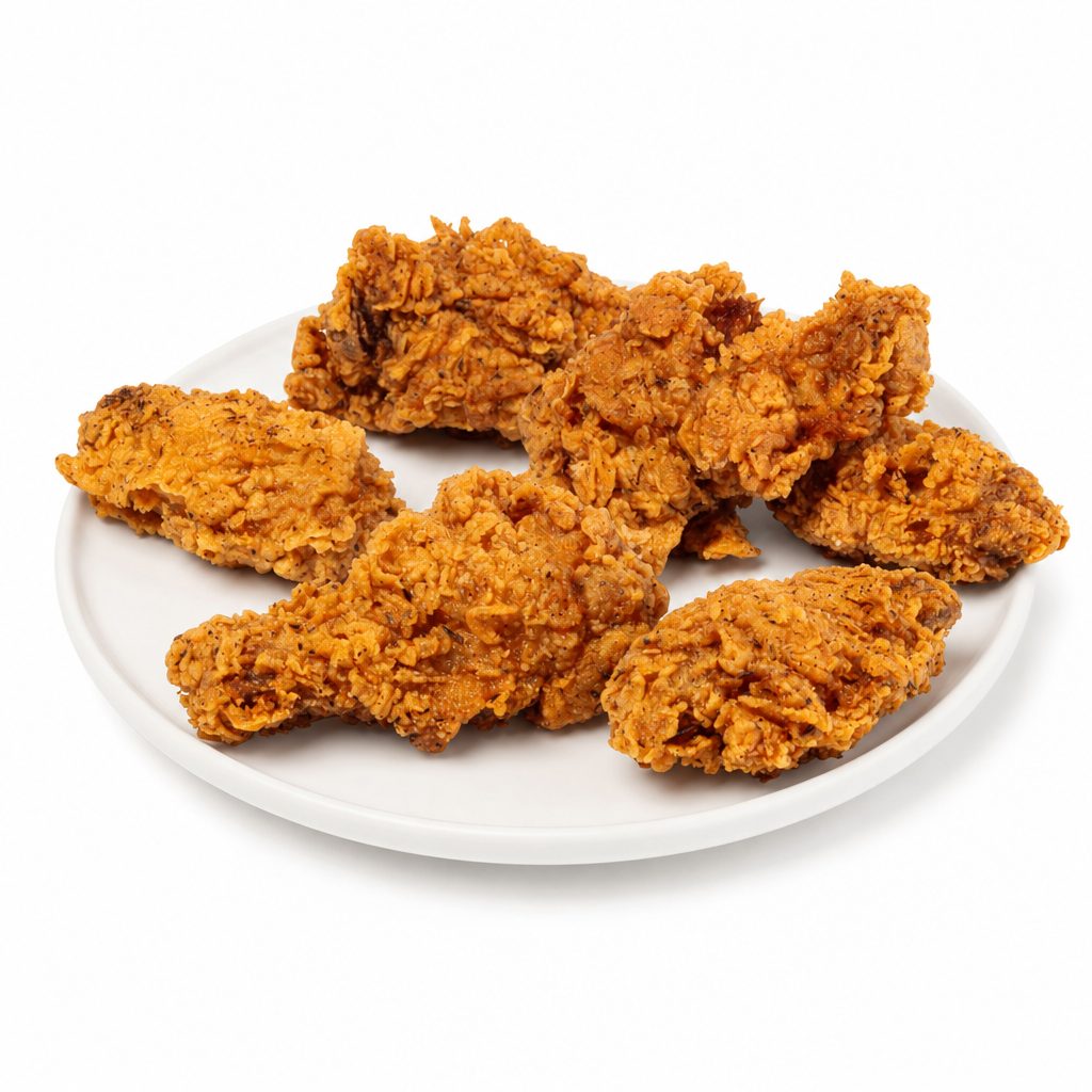 6 Piece Chicken Wings.